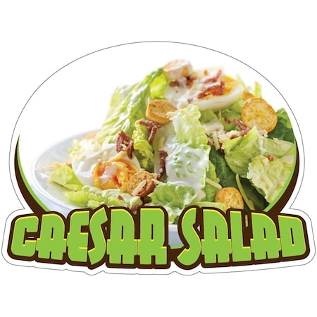 Amistad 12 in. Decal Concession Stand Food Truck Sticker - Caesar Salad AM2064980